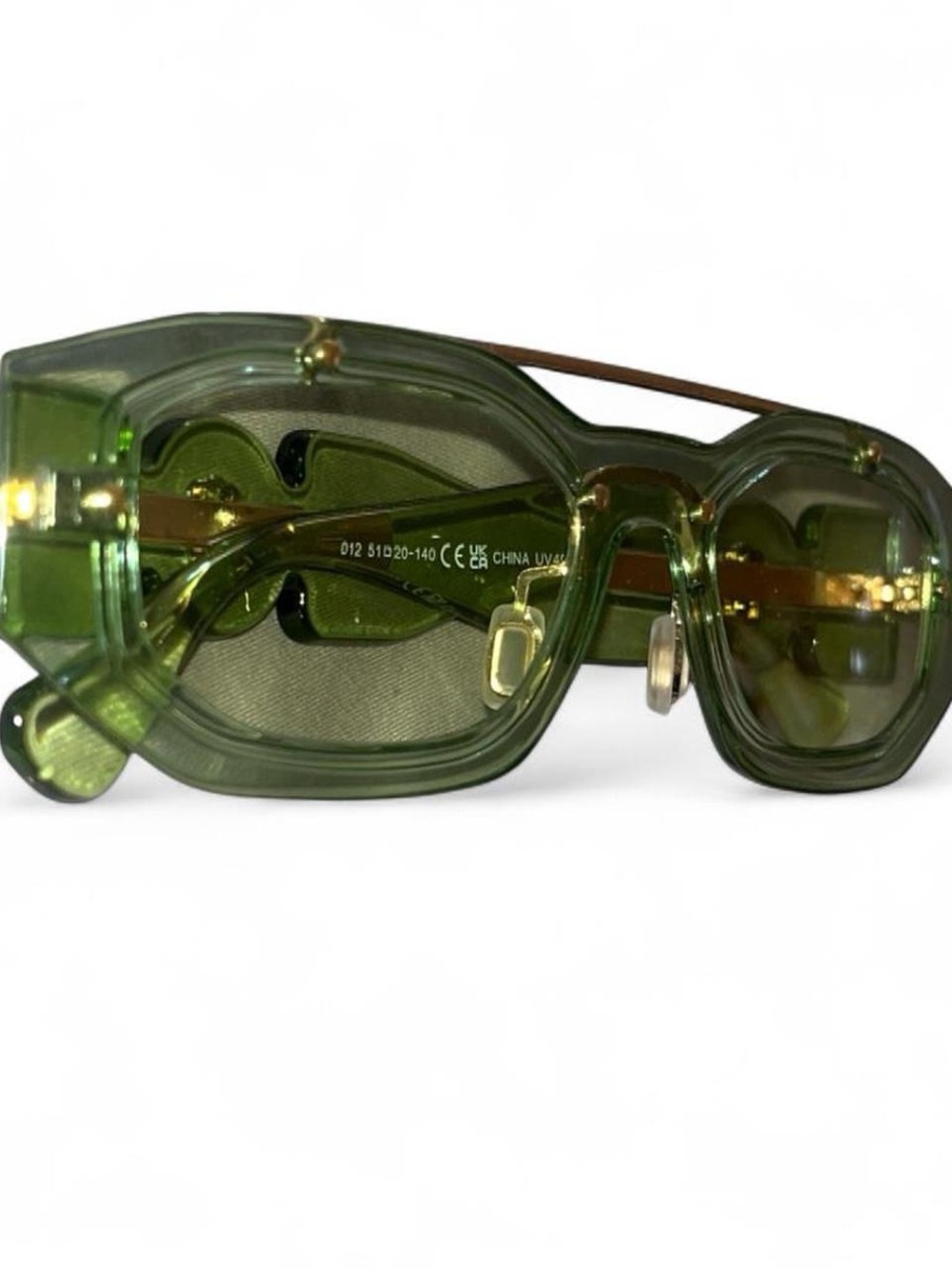 Green Oversized Women’s Sunglasses - Fashion Statement Shades